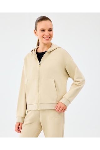 Skechers W Essential Full Zip Sweatshirt Kadın Gri Sweatshirt S2610016-1550 Gri