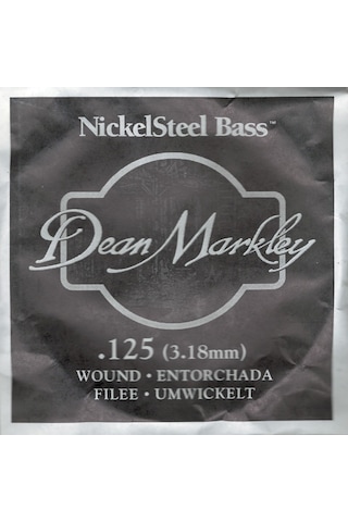 Dean Markley Nickel Steel Bass .125 Bas Gitar Tek Tel