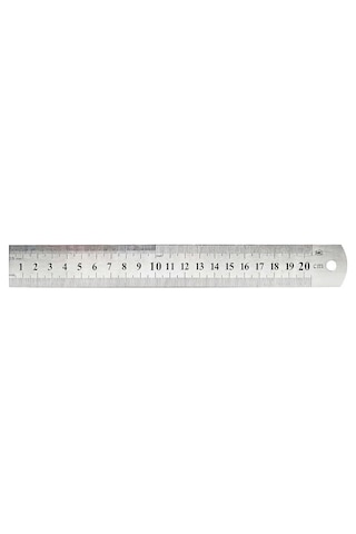 Çelik Cetvel 20 Cm