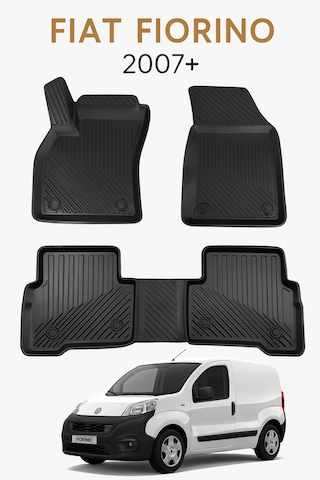 Fiat Fiorino 2007-2023 Uyumlu 3d Oto Paspas Premium