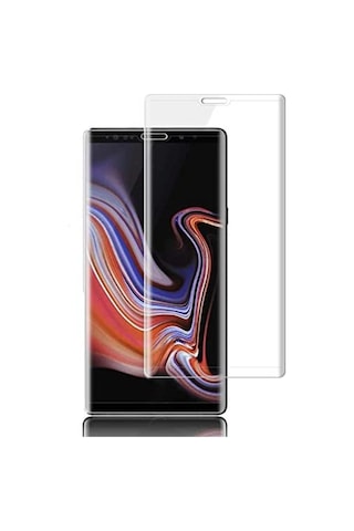 Samsung Uyumlu Galaxy Note 9 Nano Kırılmaz Cam Ekran Koruyucu Şeffaf