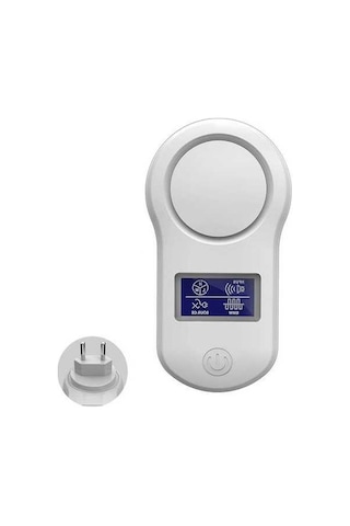 Novahub Geniş Alan Ultrasonik Beyaz Sivrisinek & Fare Kovucu, Lcd Ekranlı, 220v, Pratik Kullanım
