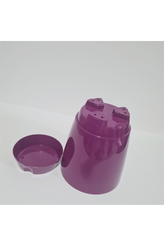 Plastik Tabaklı 20 Cm Saksı RENK
