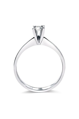 0.19Ct Tektaş Pırlanta Yüzük-14K