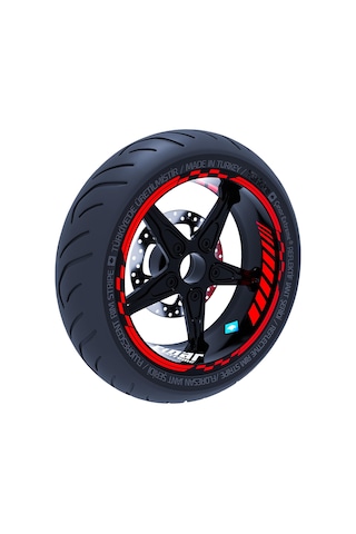 Reflektif Kırmızı Moto GP İç Dış Jant Şeridi Takım Sticker Çınar Extreme Reflektif Kırmızı Moto GP İç Dış Jant Şeridi Takım Sticker Çınar Extreme