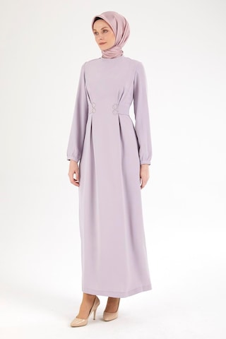 Armine Trend Belden Halka Desenli Elbise-lila 25yt926 Lila