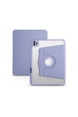 Apple Uyumlu iPad Pro 11 2020 2.Nesil Kılıf Termik Kalem Bölmeli Dönen Standlı