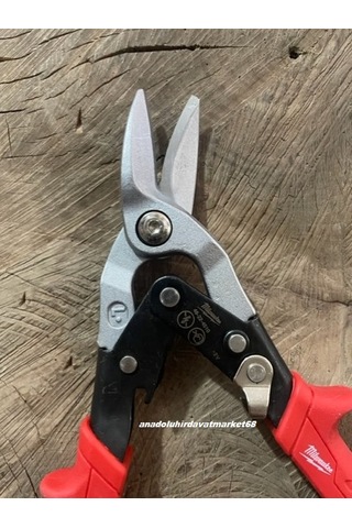 Milwaukee Cobalt Çelik Sac Makası Sol Köşebent Makası Kaportacı Makası 260mm 2v