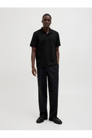 Jack & Jones Jack&jones Jjeaustin Erkek Polo T-shirt 12268130 Siyah