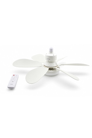 3 Led Aydınlatmalı - Sessiz Çalışma 6 Kanat - Kumanda Tavan Vantilatör Sf-7708 5492