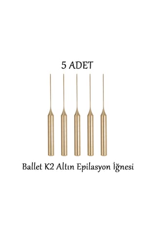 Ballet Gold K2 Epilasyon İğnesi 5'li