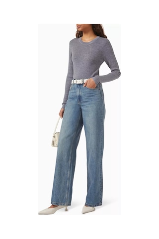 12storeez Rib - Knit Sweater, Merino Yün, Hafif Ve Zamansız Kazak Gri