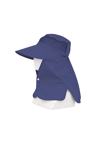 Ense Korumalı Outdoor Şapka - Fileli - Lacivert - Savex Çok Renkli