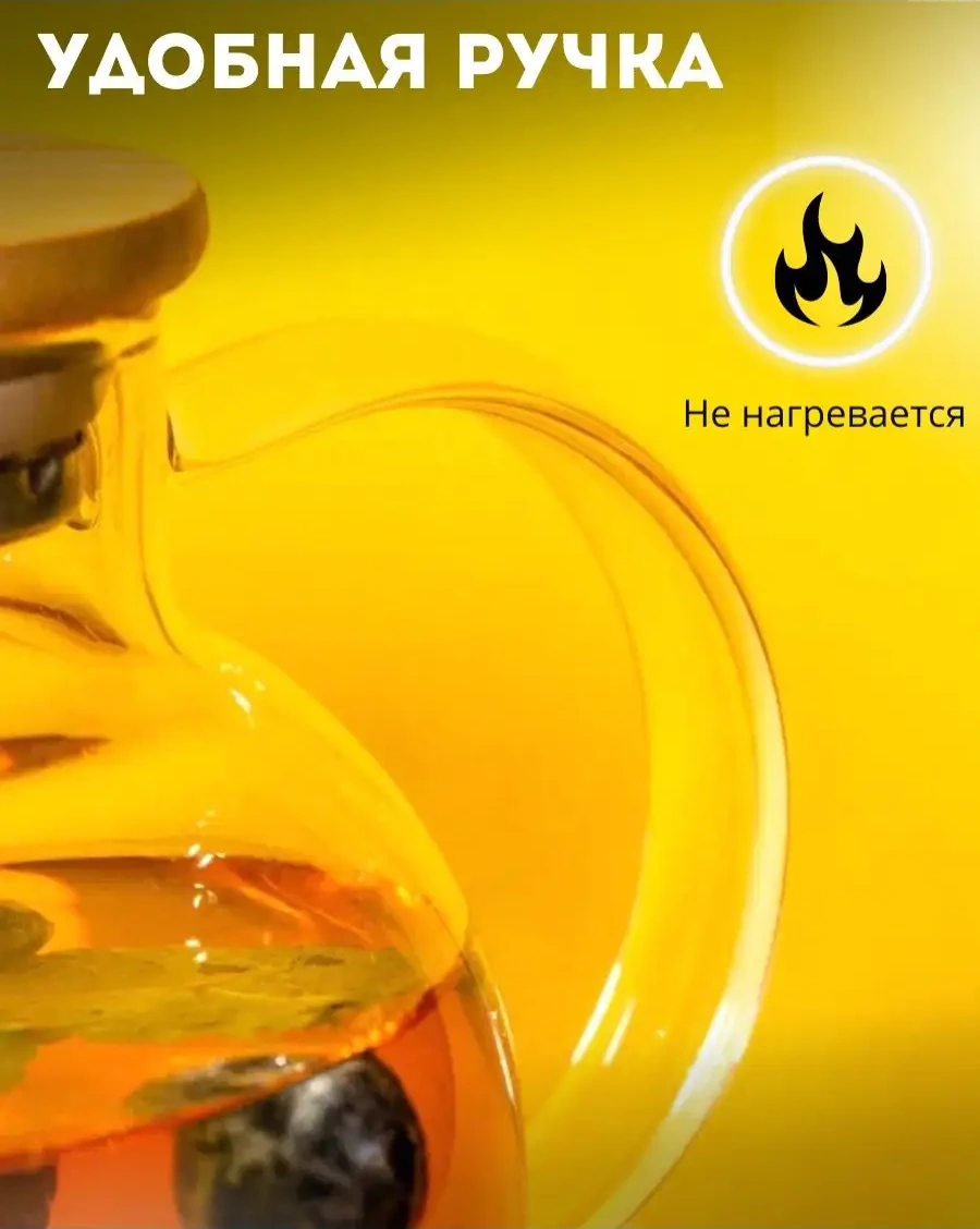 Heatpro Cam Demlik Varil 900 Ml Kapaklı 167648411 Beyaz