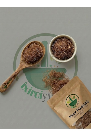İxirciyusuf Mısır Püskülü Mısır Püskülü Çayı Corn Silk Corn Silk Tea Zea Mays Doğal Kurutulmuş 45 G