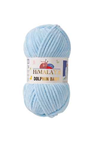 Himalaya Dolphin Baby El Örgü İpi / Bebek Yünü 80306 (Mavi)
