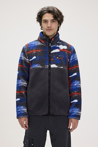 Bad Bear Vernon Full Zıp Plush / Asphalt Erkek Polar Gri Gri