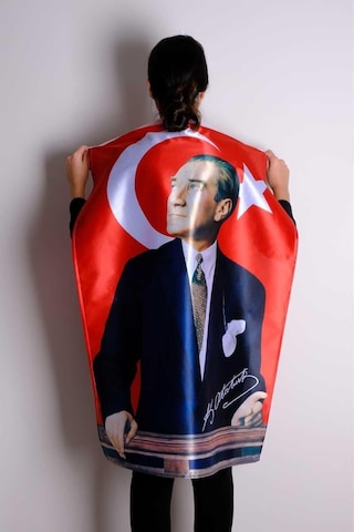 Zc Bayrak Atatürk Baskılı Türk Bayrağı 70x105 Cm Raşel Kumaş Dijital Baskı Diğer