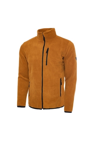 Ghassy Co. 3 Cepli Tam Fermuar Erkek Polar Camel