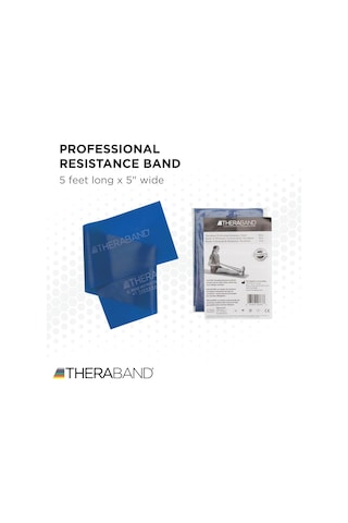 Theraband 20550 Egzersiz Bandı 1.5 Metre Çok Yüksek Sert Mavi Çok Renkli