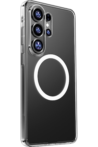 Galaxy Uyumlu S26 Ultra Uyumlu Kılıf M-safe Şarj Özellikli Benks Magnetik Crystal Seri Şeffaf Kapak Şeffaf Şeffaf