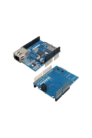 Arduino W5100 Ethernet Shield Ve Micro Sd Kart Modülü