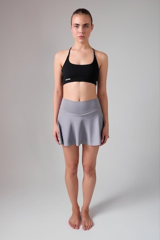 Hıghrıse Flexflow Yüksek Bel Tenis Spor & Aktif Yaşam Etek-şort Skort -3256 Gri