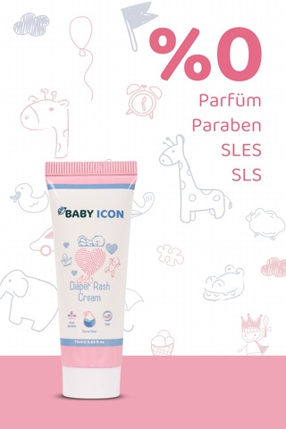 Baby Icon Organik Vegan Pişik Önleyici Ve Onarıcı Krem