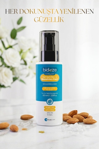 Bidoze Hydralight Nemlendirici & Beyazlatıcı Krem 100 Ml