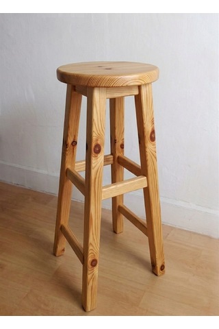 Ahşap Tabure 75 Cm Çam Ahşap Tabure 75 Cm Çam
