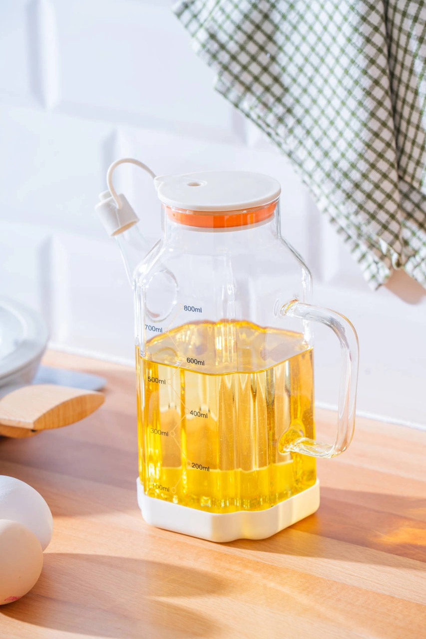 Acar Lume Cam Yağdanlık - 800 Ml Beyaz