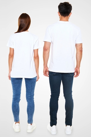 Adrift Muhammed Ali Beyaz Unisex Tişört T-shirt Beyaz