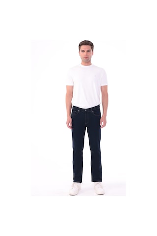 Blayn Jeans Erkek Tint Efekt Diz İzi Yapmayan Pamuklu Esnek Denim Jean Kot Pantolon Regular Kalıp Koyu Zift