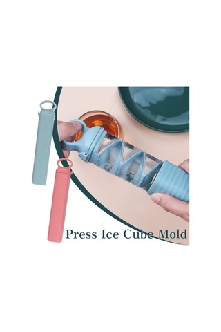 Yuntech01 Pembe Ev Kullanıma Uygun Hızlı Donan Pp+silikon Buzluk Kalıbı - Kolay Çıkarma Özelliği, Sağlıklı Malzeme, 350 Ml Kapasite Çok Renkli