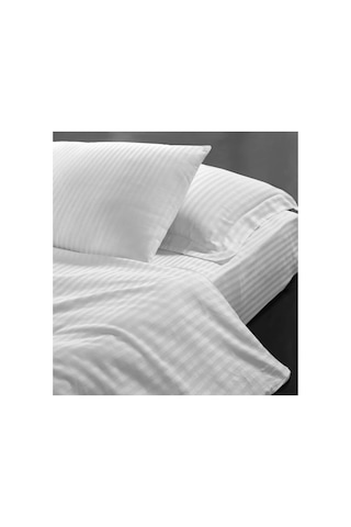Otel Yastık Kılıfı Pamuk Saten 2 Adet Beyaz 50x70 Sedna 50 x 22