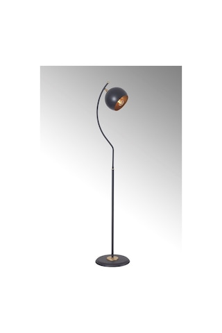 Luzarana Moon Sarı-Siyah Metal Gövde Tasarım Lüx Yerden Aydınlatma Lam...