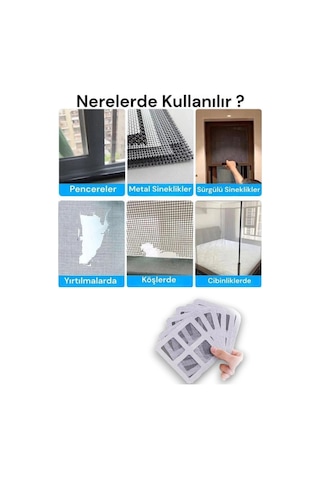 5'li Banyo Gider Süzgeci, Sineklik Tamir Kiti