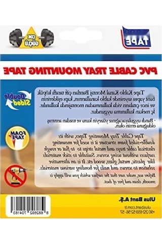 10 Mm Eninde Kablo Kanal Montaj Bandı, 10 Mt