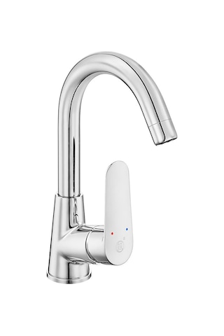 Eca Ar Fast 102188144 Lavabo Bataryası Kuğu Borulu Krom