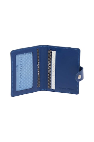Tergan Koyu Mavi Deri Unisex Kredi Kartlık - S1kk00001653-j1f Mavi