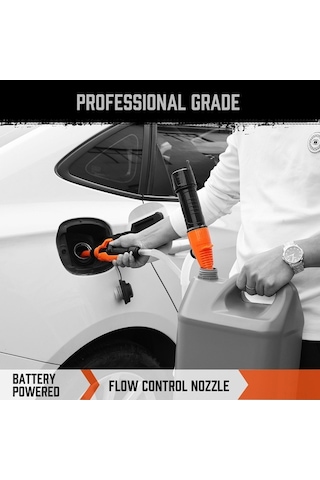 Pilli Yakıt Transfer Pompası - Benzin, Mazot Ve Su Taşımak İçin Pratik Çözüm