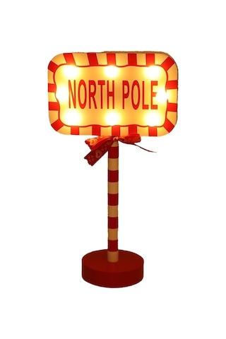 Hyt Tatil Penceresi Noel Sokak Tabelası Stop Dekoratif Işıklar Ahşap Noel Masaüstü Atmosferi Led Renkli Işıklar