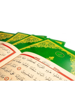 30 Cüz Kuran - Arapça İri Yazılı Kuranı Kerim Hatim Seti Cami Boy