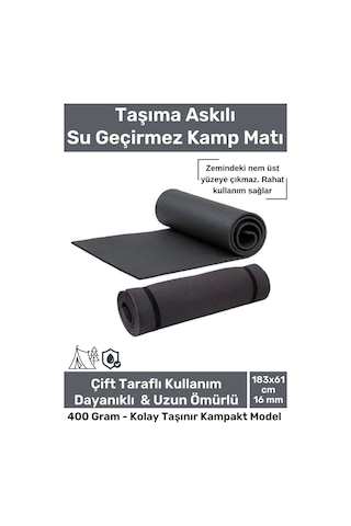Taşıma Askılı Su Geçirmez Konforlu Kalın Rahat Çift Taraflı Çadır Uyku Yer Minderi 16mm Kamp Matı Çok Renkli
