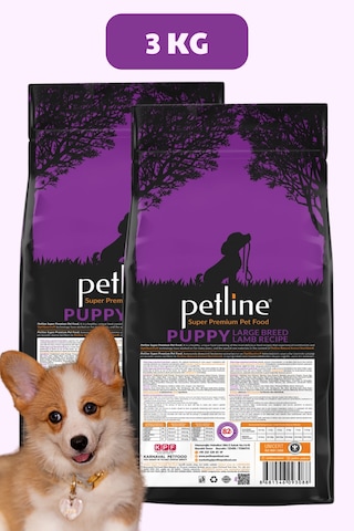 Petline Puppy Kids Kuzu Etli Yavru Kuru Köpek Maması 2 x 3 KG
