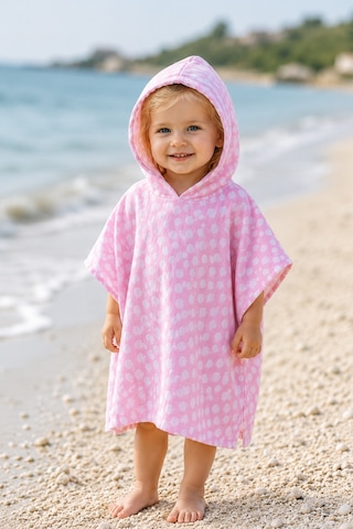 Müslin Çocuk Ve Bebek Panço Unisex Model - Bebek & Çocuk Plaj Ve Banyo Panço Pembe - 894775109 0-3 Yaş