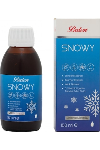 Balen Snowy Bitki Eks. Ve C Vitamini İçeren Şurup 150 Ml