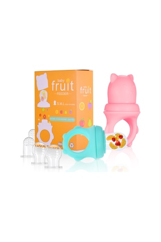 Yaozixa Bebekler İçin 3 Boyutlu Silikon Yemek Besleyici Ve Emzik Seti - Bpa Ve Lateksiz, Temizliği Kolay, 3-12+ Ay Aralığı