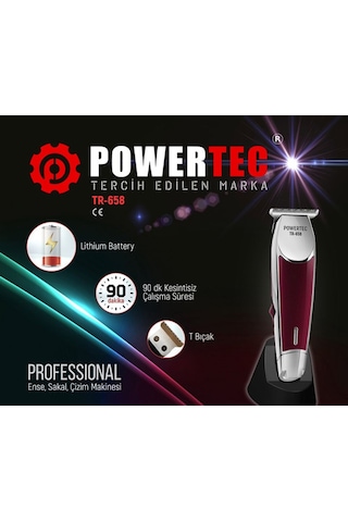 TR-658 T Bıçak Tıraş Makinesi TR-658 T Bıçak Tıraş Makinesi