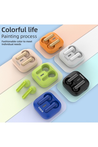 Teltree Bluetooth Kulaklık V5.3+edr, 13mm Dinamik Sürücü, 3 Saat Kullanım Süresi, Beyaz, Type-c Şarj, 10m Mesafe